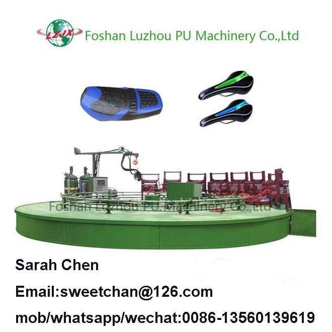 motorcycle seat injection molding machine pu bicycle seat foam and cushion making machine