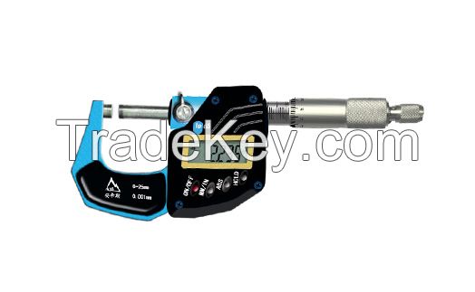 High Precision Digital External Micrometer Waterproof Data Output IP Protection