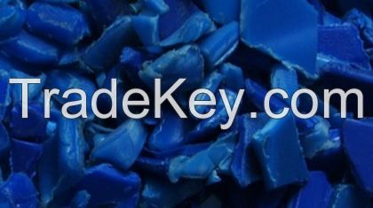 HDPE Blue Drum Scrap Regrind