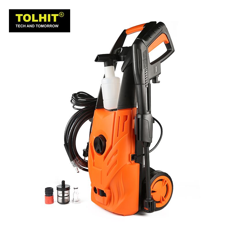 sell TOLHIT 220-240v 1400w 70-125bar Electric High Pressure Car Washer