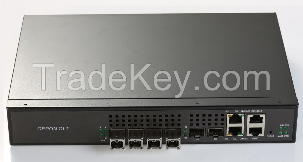 shenzhen manufacturer 4pon EPON OLT WEB SNMP CTC refer to hiosotech.com or hioso.com