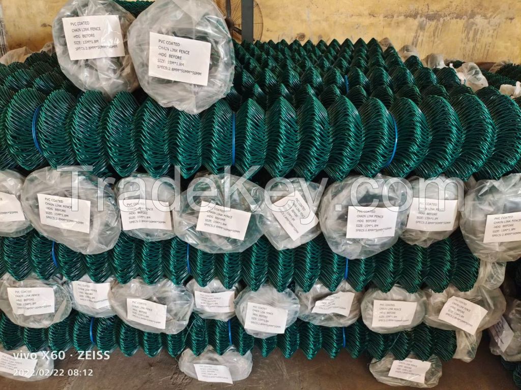 pvc coated chain link fence