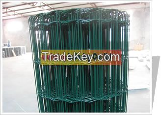 euro fence, pvc coated wire mesh, straight wire wire mesh