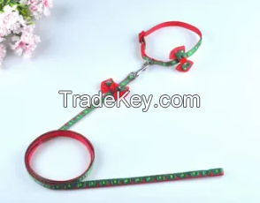 Christmas Pet Leash and Harness for Big Dog Jogging Hiking