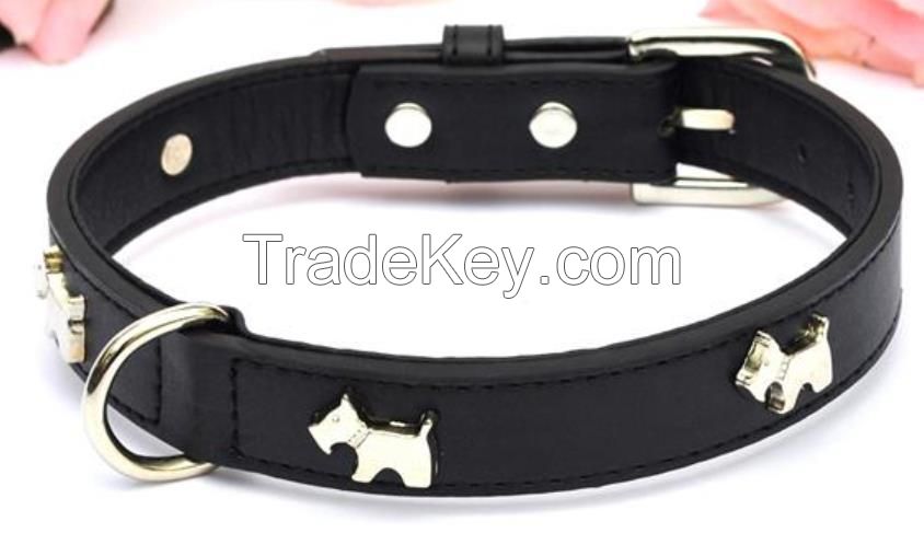 Soft Touch Collar Leather Dog Collars for Big Pets