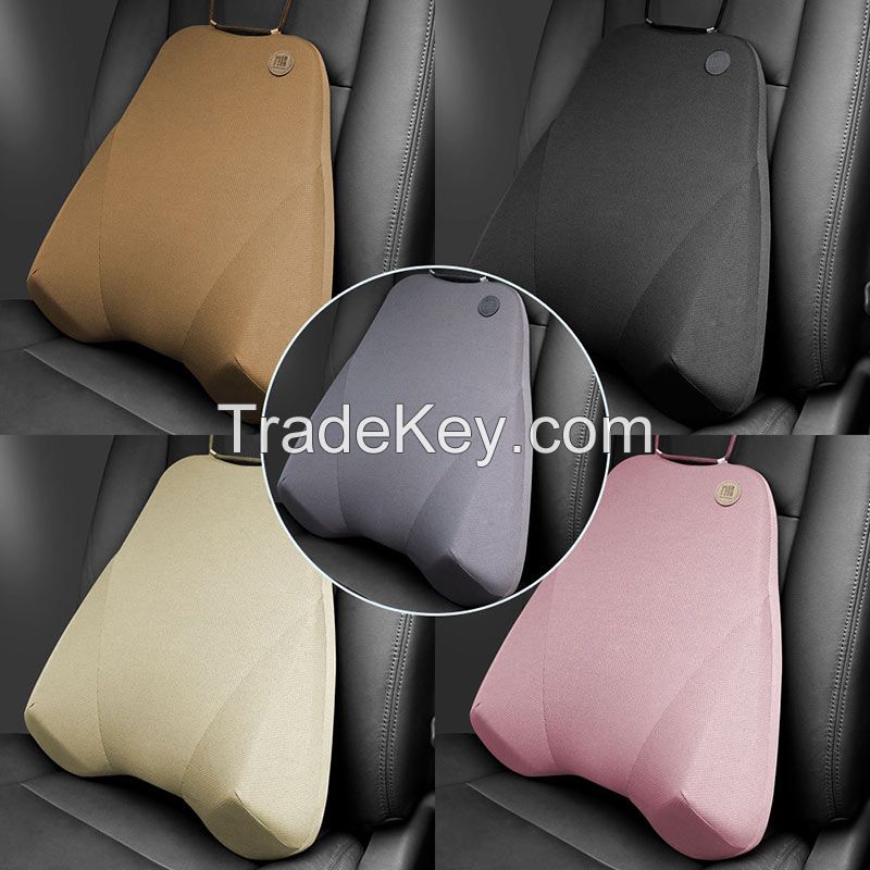 car waist cushions Memory Foam back lumbar support cushion in the car auto pillow under the back for BMW VW HONDA