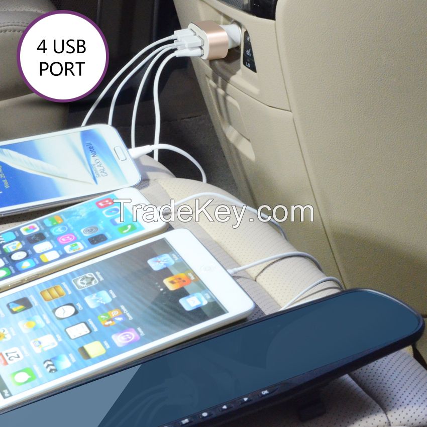 DBK CC04 8A 4 USB Port Car Charger