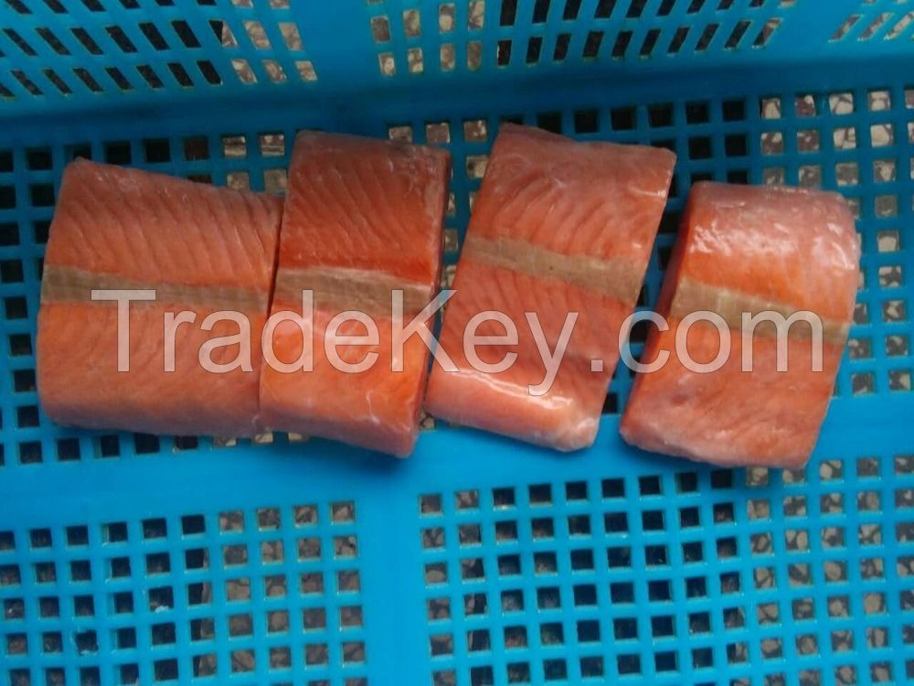 IQF frozen fish fillet frozen pink salmon fillet skinless bonelss