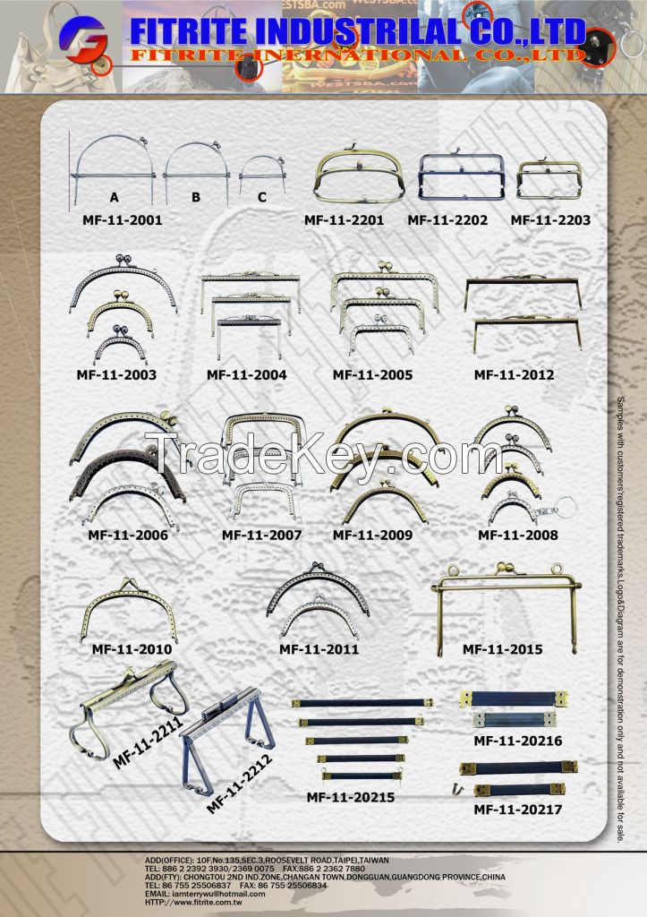 Purse Frame, Clutch Frame, Metal Bag Frame