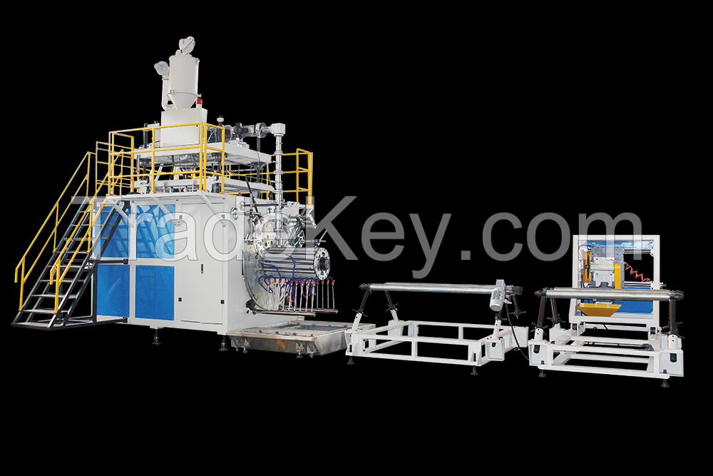 Large Diameter Hollowness Wall Winding HDPE Pipe Making Machine