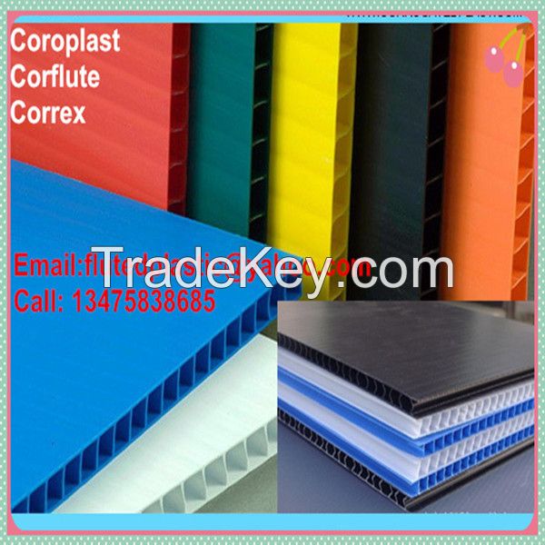 PP corrugated plastic layer pads