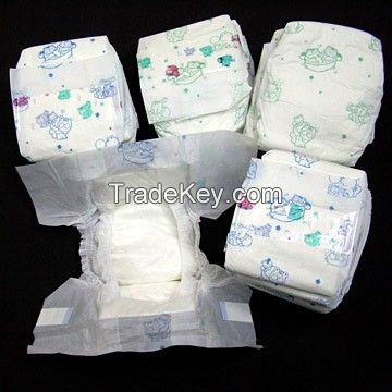 2019 Disposable Premature Baby Diaper In Bale Scrap