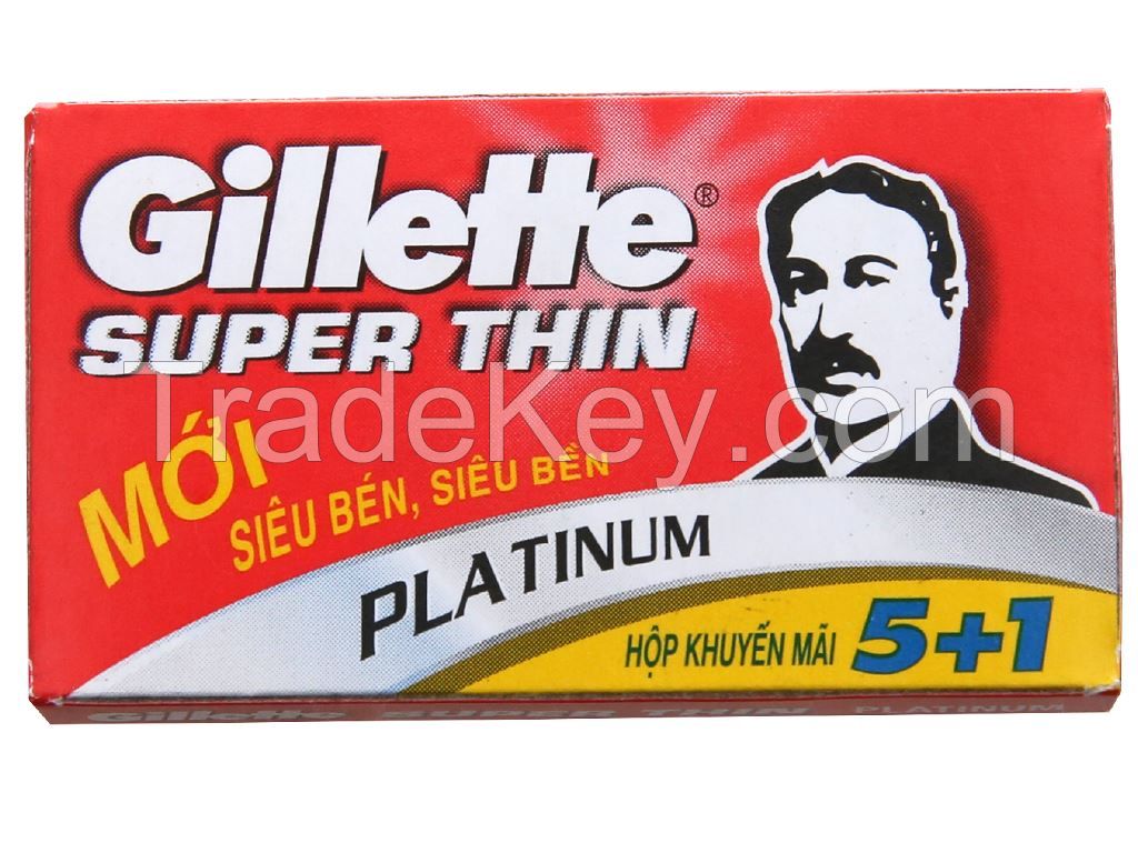 Gilete Super Thin Double Razor Blade 5+1