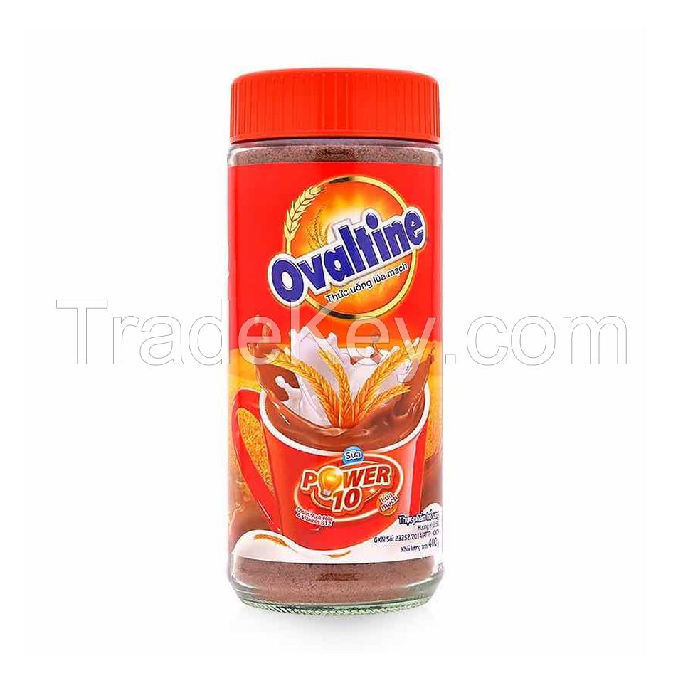 Ovalltine instant malt drink powder with chocolate flavor 400g.