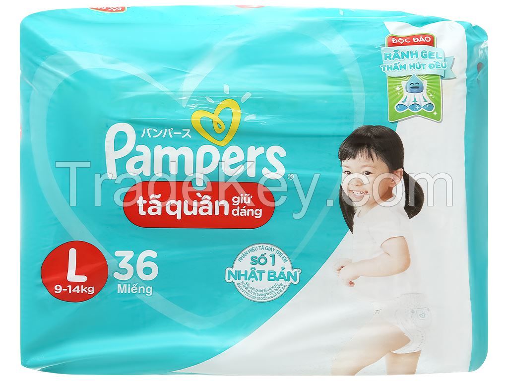 Pamper dry baby diaper.