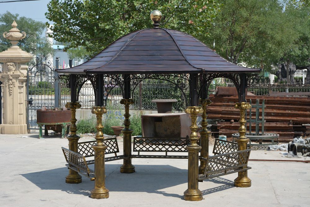 Nice cast iron gazebo