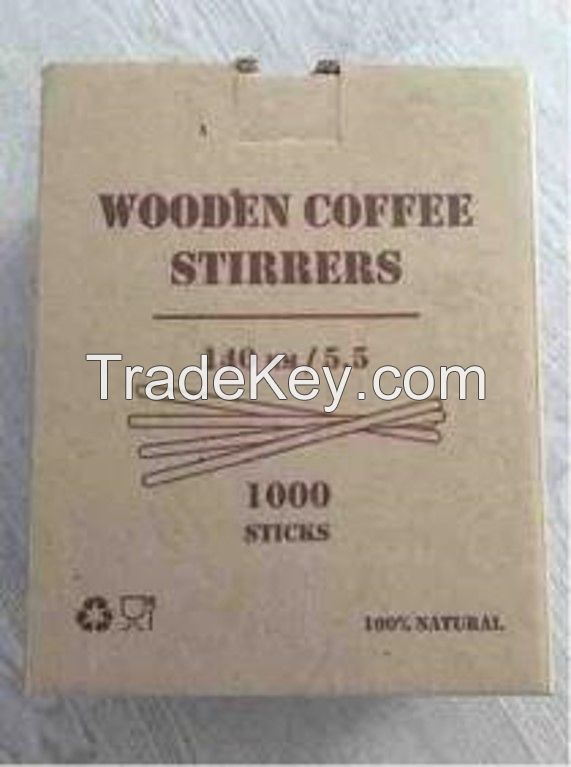 Wooden stirrers