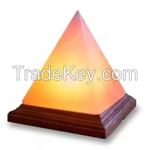 Pyramid Salt Lamp