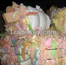 Polyurethane Foam Scrap 30%kg/m3 density low price pu foam scrap in mattress