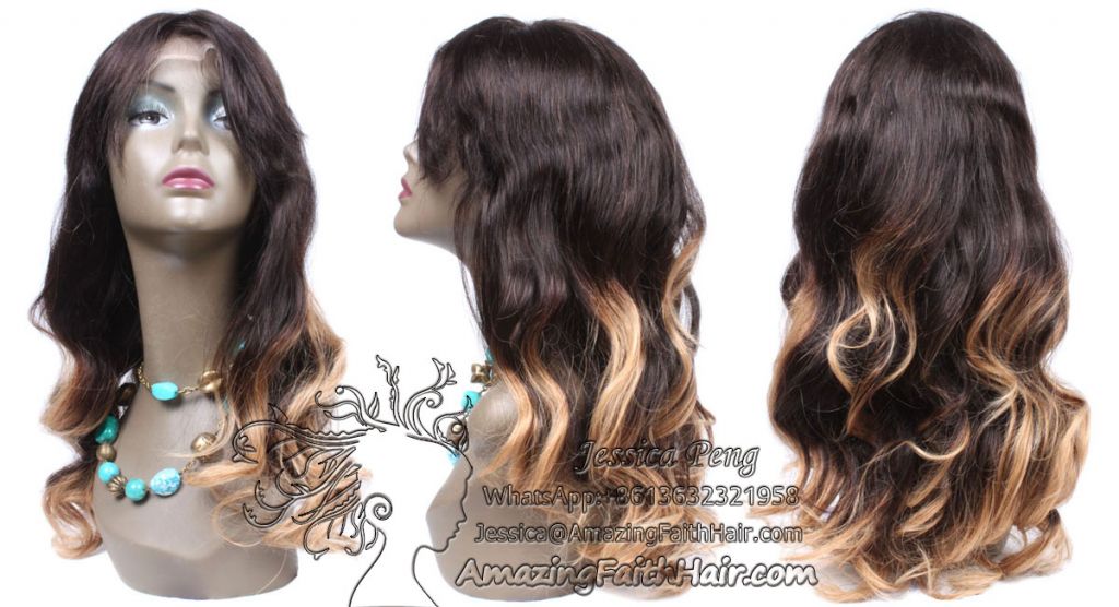 Lace Wig T Brown Blonde