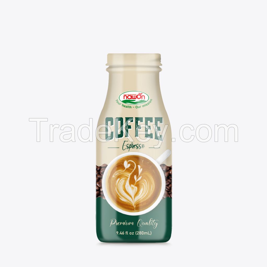 Vietnam Premium Coffee Drinks Wholesale Cheap Price 280ml Glass Bottle