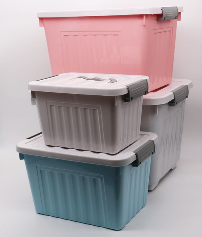 PP plastic new style storage box 5L-160L storage container and bin with wheels