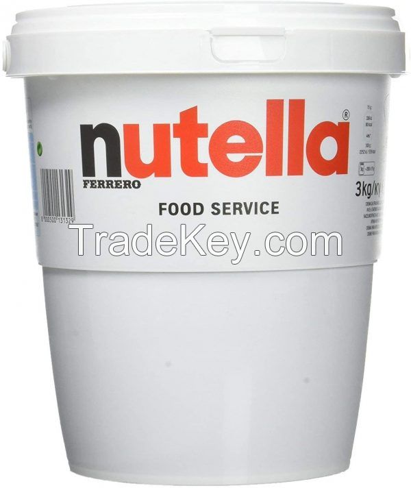 FERRERO NUTELLA 3KG CATERING FOOD SERVICE TUB CHOCOLATE HAZELNUT SPREAD BUCKET