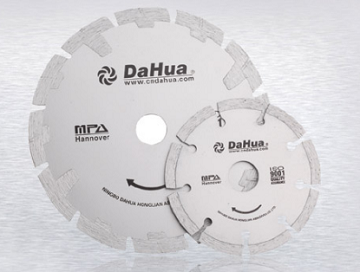 Press sintered segmented saw blades