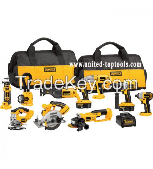 Cordless Combo Kit DEWALT 18V - 9-Tool Set With 2 Batteries