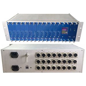 24 Channels AES/EBU Optical Transmission Platform