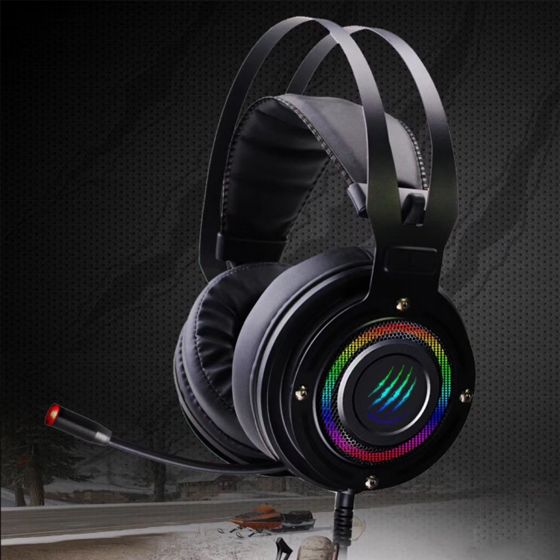 Hot sale 7.1 gaming headphone rgb with mic