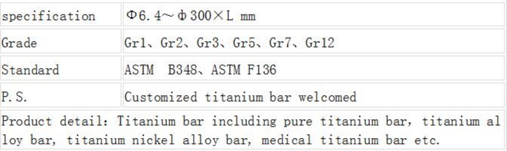 Titanium Rod