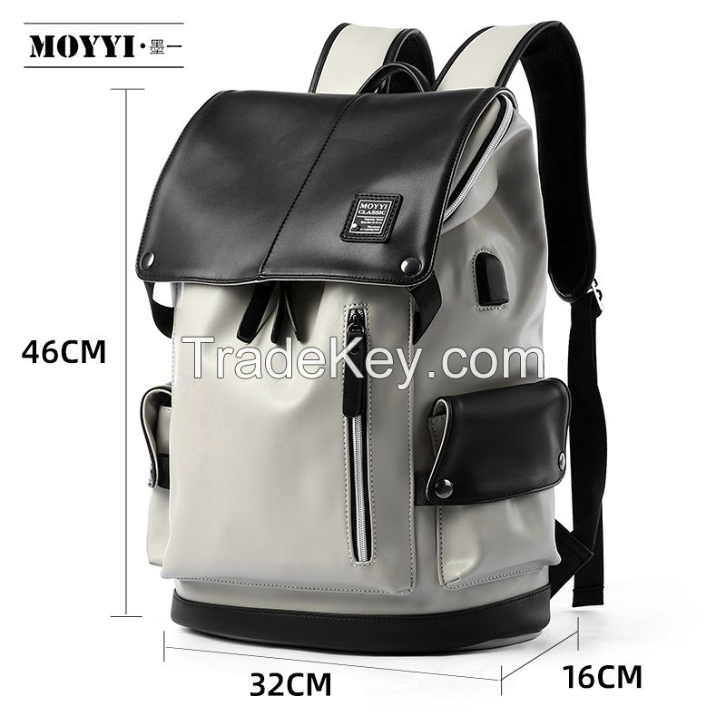 PU leather backpack, a lot of stock, Low MOQ can be customized logo, whatsapp: +8617130808330