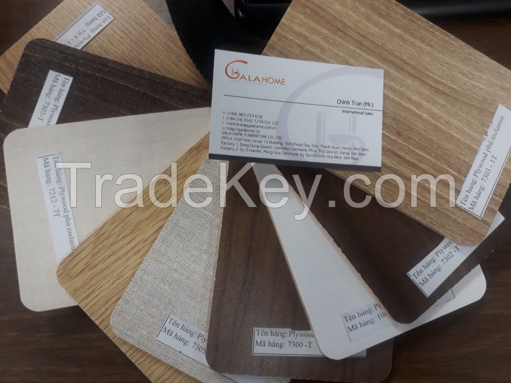 Melamine plywood