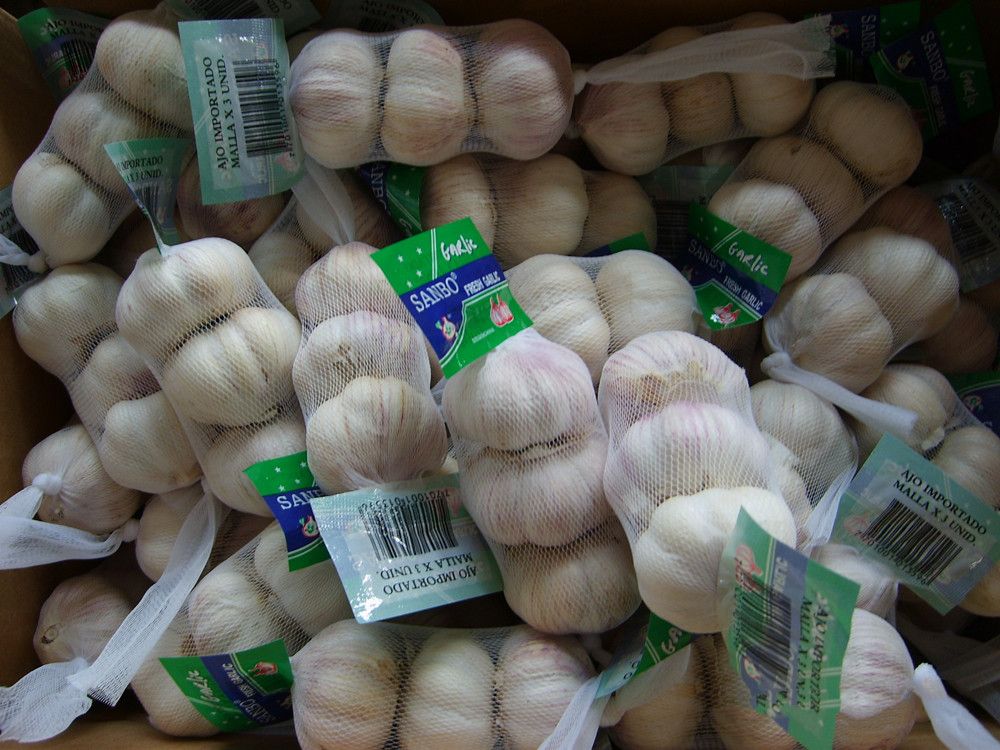 PURE WHITE GARLIC/ 3P180g/Fresh new corped