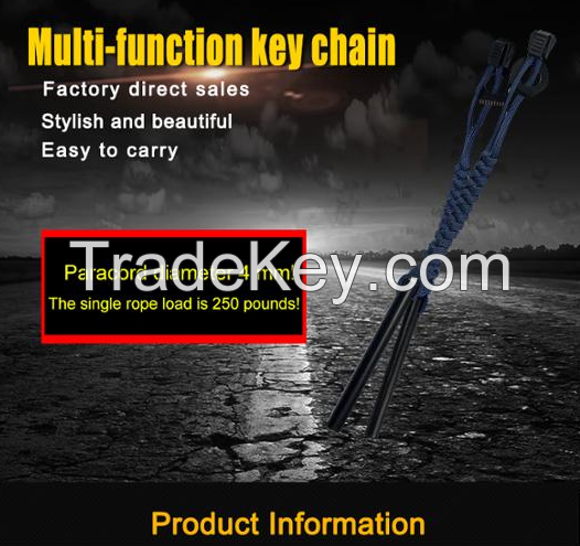 Make fire  Fire Starting Stick Keychain Outdoor Camping Survival Tool