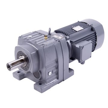 R type gearbox motor speed reducer unit