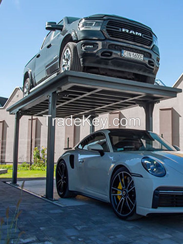 underground pit car lift garage double car parking lift