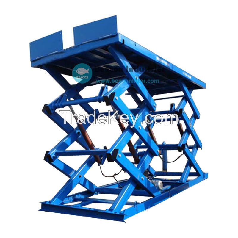 construction hoist lifting platform scissor lift hydraulic industrial construction elevator