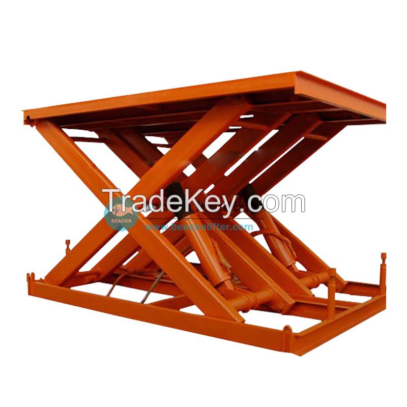 workshop hydraulic scissor lift small goods lift hoist