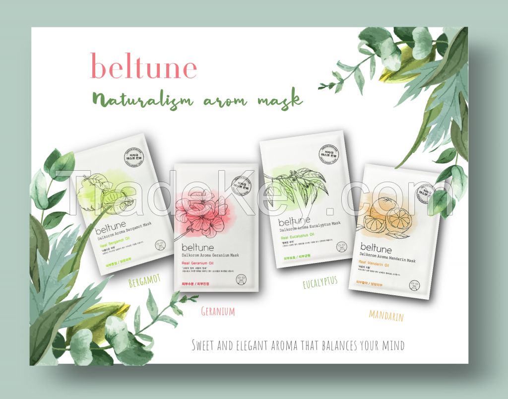 Natural Facial Mask - BELTUNE  Aroma geranium mask