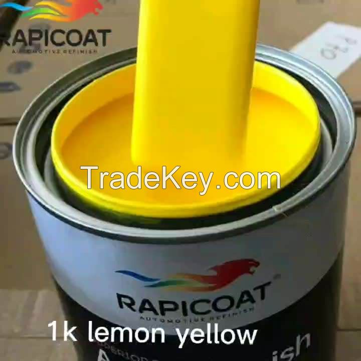 Rapicoat 1K Vivid Red Basecoat Car Coating Automotive Paint for Car Repair car refinish factory-- guangzhou China rapicoat