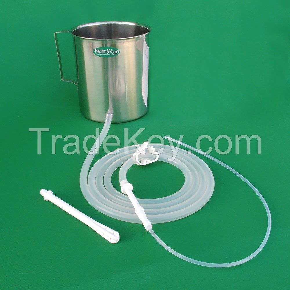 Enema Kit with Silicone Tubings - Stainless