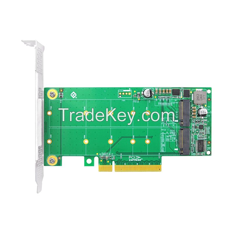 Linkreal Dual PCIe 3.0 x8 to M.2 NVMe Adapter