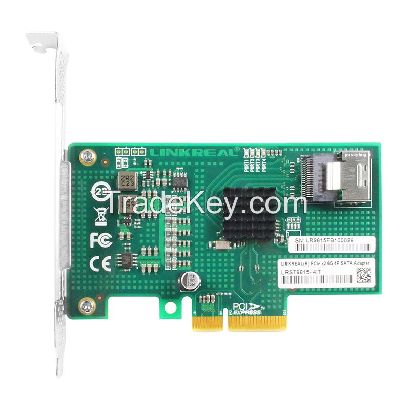 4 Port 6Gb/s PCIe x4 to SATA 3 Expansion Card