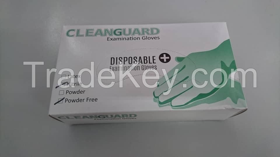 NITRILE GLOVES  POWDER FREE NITRILE DISPOSABLE GLOVES