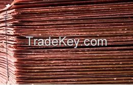 ELECTROLYTIC GRADE A CATHODE COPPER 99.99- 99.97%.