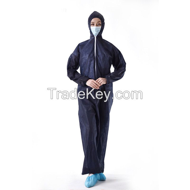 Dark blue Disposable Coverall