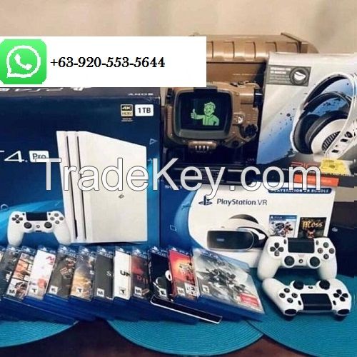 2 Wireless Controllers + 10 Free Games + P S 4 Pro Video Game Console