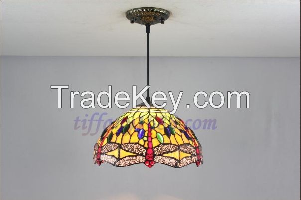 12 Inch Tiffany Style Pendant Lamp Rurant Bar Dining Room Cafe Bar Chandelier